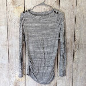 BOGO Liz Lange Maternity Long Sleeve Grey Top